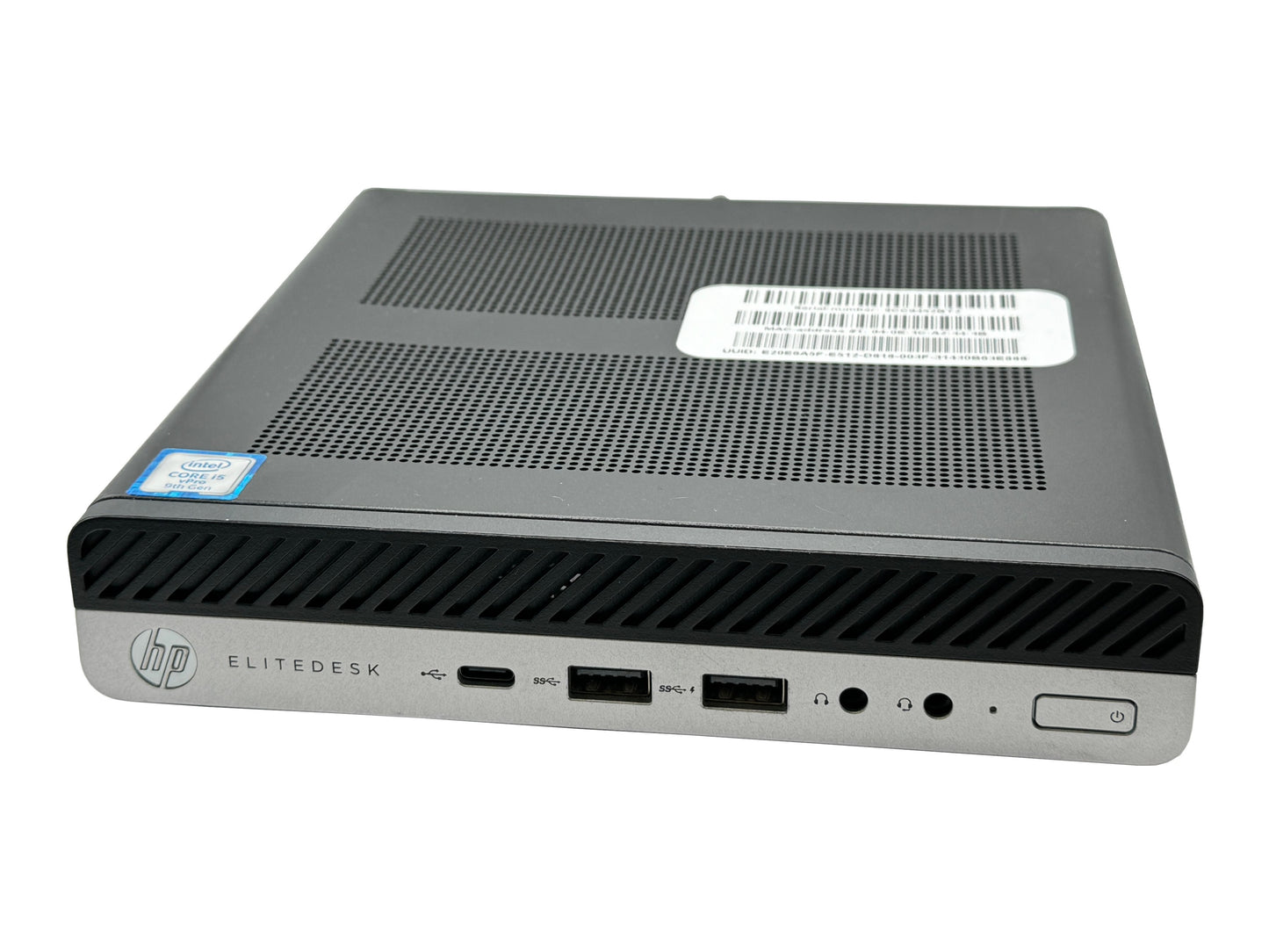 HP EliteDesk 800 G5 Mini PC i5-9500 6x4,4GHz 16GB DDR4 RAM 512GB NVMe Win11 Pro