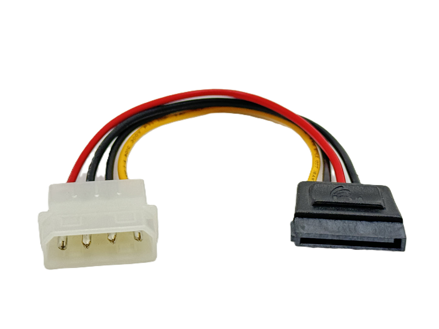 Molex 4-Pin auf Serial ATA / SATA SSD HDD Power Adapter Cable Strom Kabel 13cm